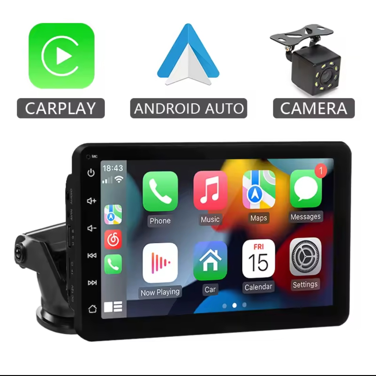 Монитор за автомобил, CarPlay, Android auto 7-инчa - A-Audio ...